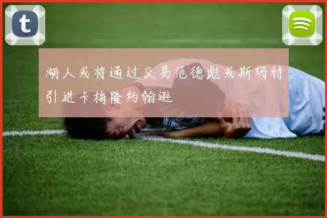 湖人或将通过交易范德彪或斯玛特引进卡梅隆约翰逊
